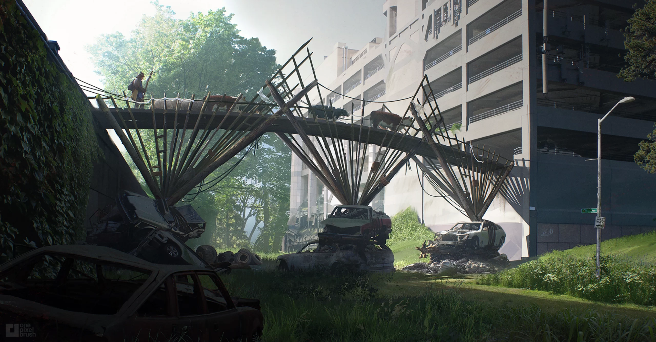 the-last-of-us-2-video-game-concept-art-post-apocalyptistic-city-bridge-environment-2880x1501
